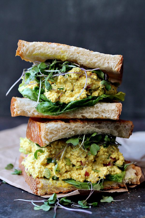 Vegan 'Egg' Salad Sandwich - Eat Figs, Not Pigs