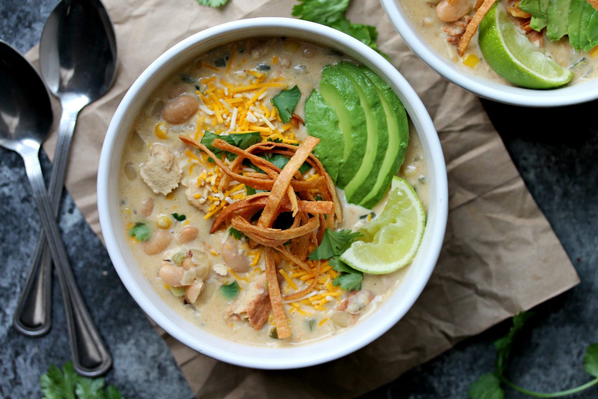 Vegan Creamy White Chick'n Chili - Eat Figs, Not Pigs