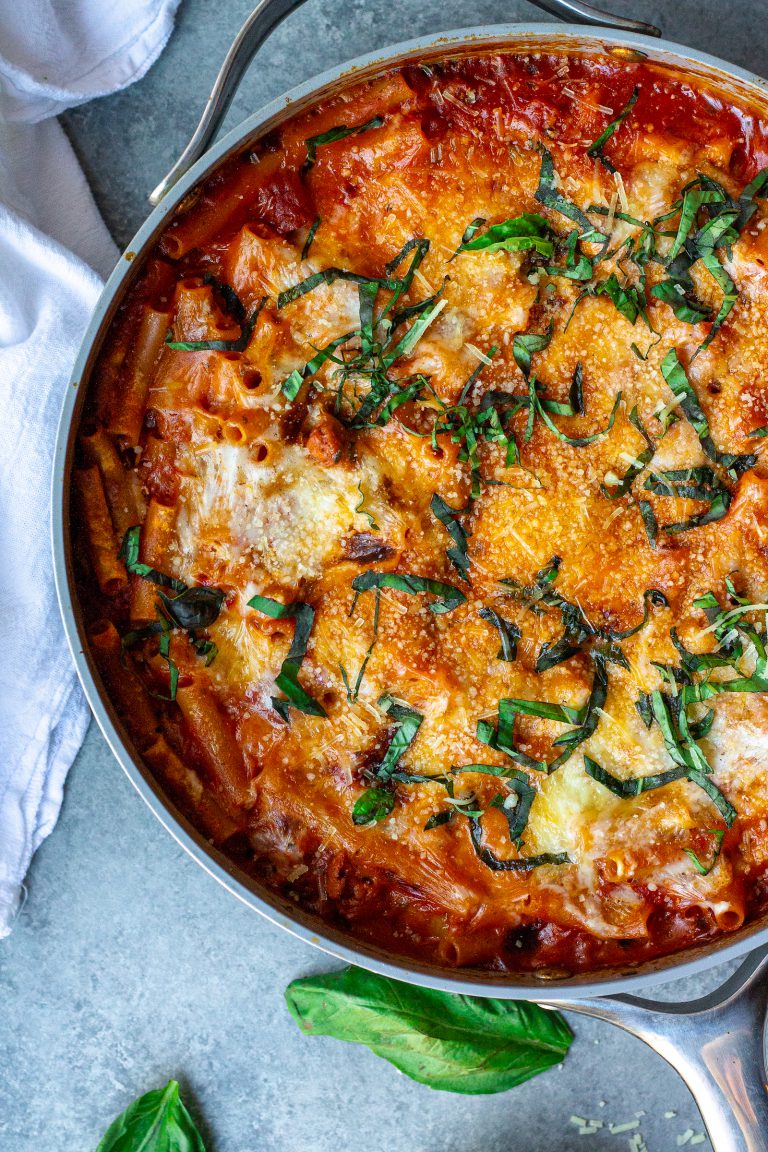 Skillet Baked Ziti - Eat Figs, Not Pigs