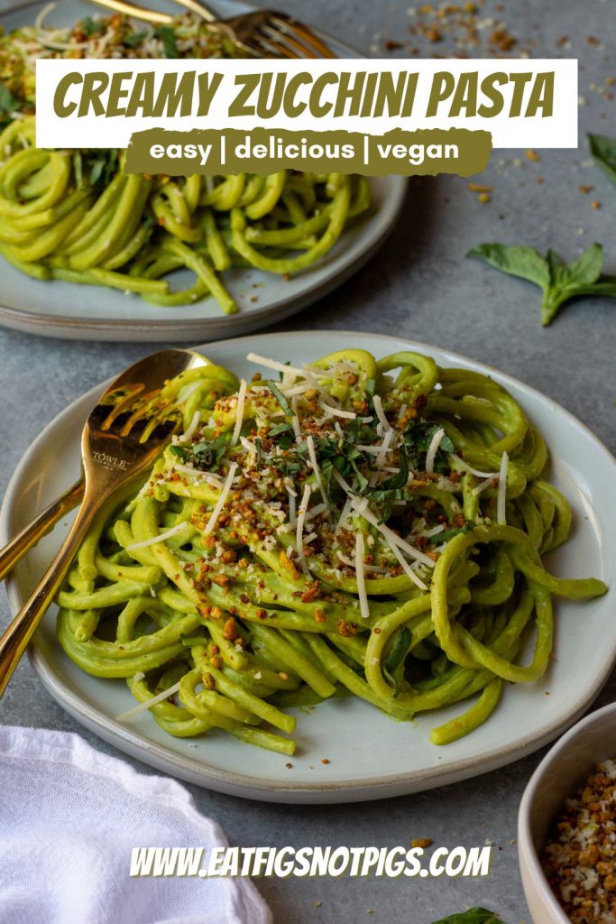 Creamy Zucchini Pasta Pin