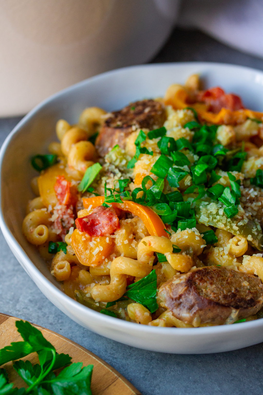 One Pot Cajun-Inspired Pasta - Eat Figs, Not Pigs